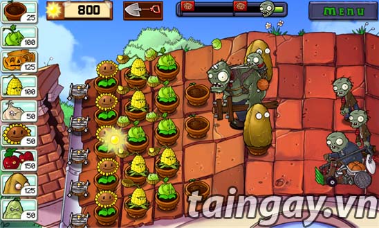 Plants vs Zombies Game attractive configuration