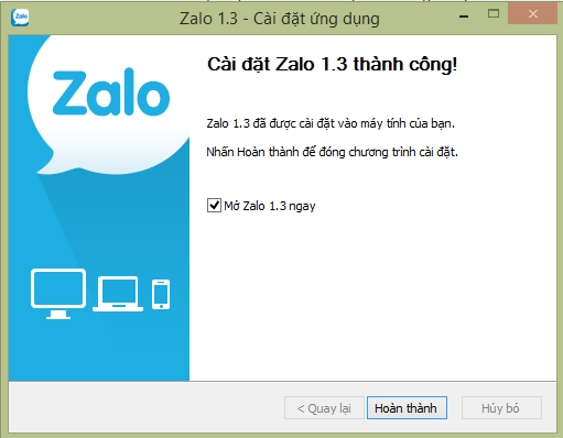 Installing PC Zalo