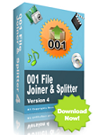 001 File Joiner and Splitter 4.0.5 - Công cụ cắt nối file cho PC