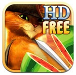 Fruit Ninja: Puss in Boots HD Free for iPad 1.0.3 - Game mèo Đi Hia chém hoa quả cho iPad