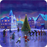 Christmas Rink Live Wallpaper cho Android 2.5 - Ứng dụng hình nền Giáng Sinh